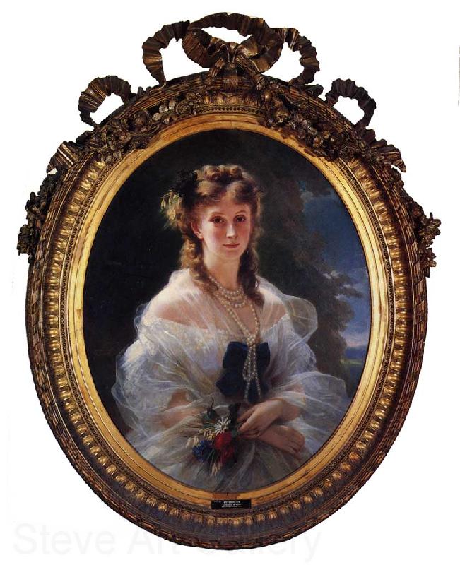 Franz Xaver Winterhalter Princess Sophie Troubetskoi, Duchess de Morny Norge oil painting art